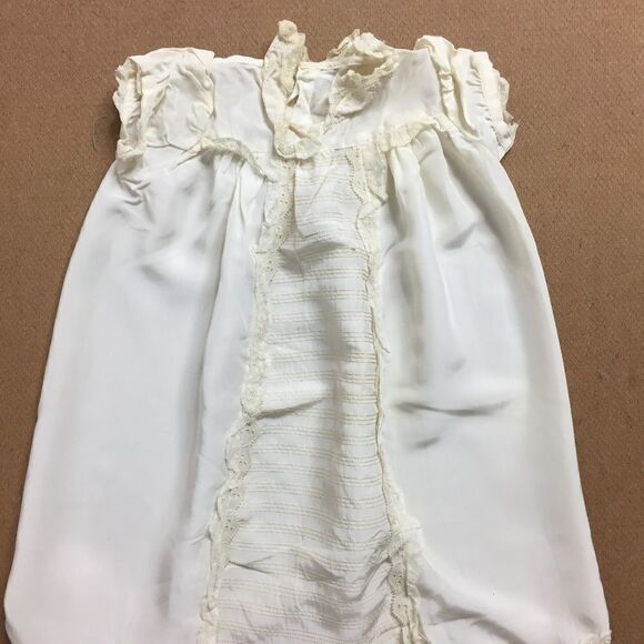 Baby Christening Set Dress Lined Coat Bow Vintage - Picture 3 of 8